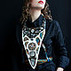 'Svalbard' Necklace-belt made of leather, Necklace, St. Petersburg,  Фото №1