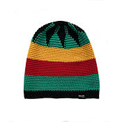 Аксессуары handmade. Livemaster - original item The hat is bright Rastafarian. Handmade.