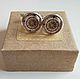 Cufflinks silver plated rose of the winds, Cuff Links, Moscow,  Фото №1