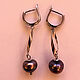 Серьги с натуральным  жемчугом "Эрика". Серьги классические. Доставка через Озон. Ярмарка Мастеров.  Фото №4