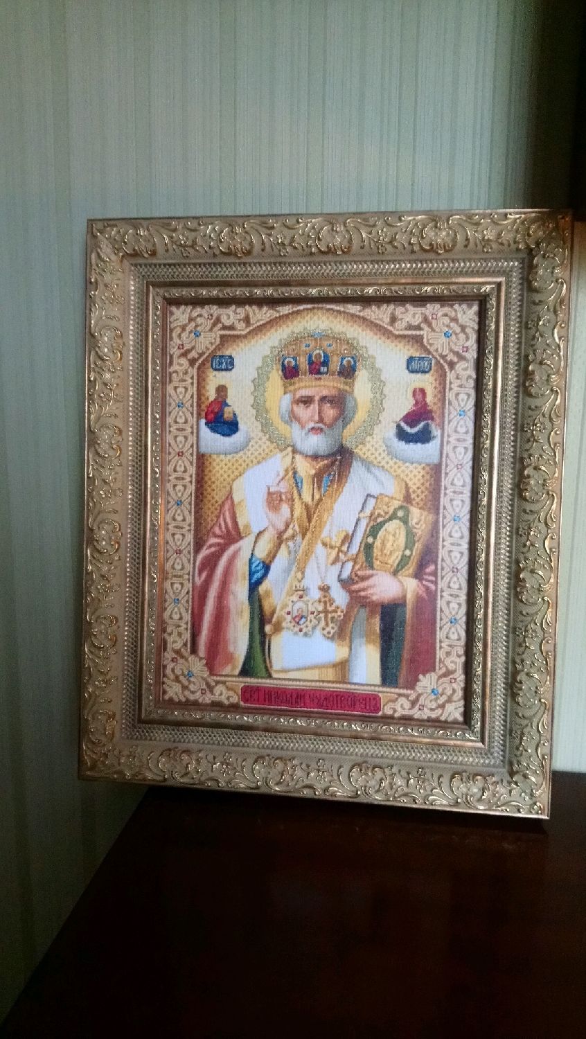 Икона Николая Чудотворца купить в интернет-магазине Ярмарка Мастеров по ...