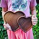 Менажница Двойные сердца из ореха. Менажницы. Wood apple decor. Ярмарка Мастеров.  Фото №6