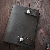 cover: Leather cover for passport or Notepad