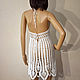 White Beach Sundress Crochet. Sundresses. Crochet by Tsareva. Online shopping on My Livemaster.  Фото №2