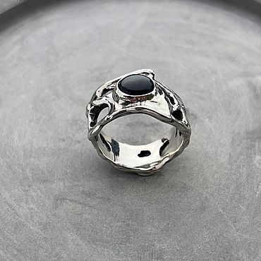 Украшения ручной работы. Ярмарка Мастеров - ручная работа Кольцо Obsidian Mystic. Handmade.