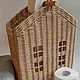 Плетеная корзина-домик для туалетной бумаги, Корзины, Самара,  Фото №1