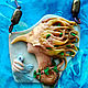 Order Polymer clay pendant Reflection. ArtelL. Livemaster. . Pendant Фото №3