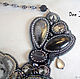 Колье с агатом Ледяные Слезы Богинь Зимы. Колье. Ярина Яриловец (dee-jewelry). Ярмарка Мастеров.  Фото №4