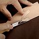 Стамеска для шерфования кожи. Инструменты для работы с кожей. Инструмент кожевника 'SlyFox'. Ярмарка Мастеров.  Фото №12