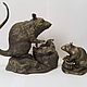Rat cash-sculpture bronze. Figurines. Bronza-piter. My Livemaster. Фото №5