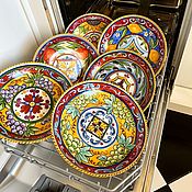 Посуда handmade. Livemaster - original item Plates: A set of pasta plates. My Italy. Handmade.