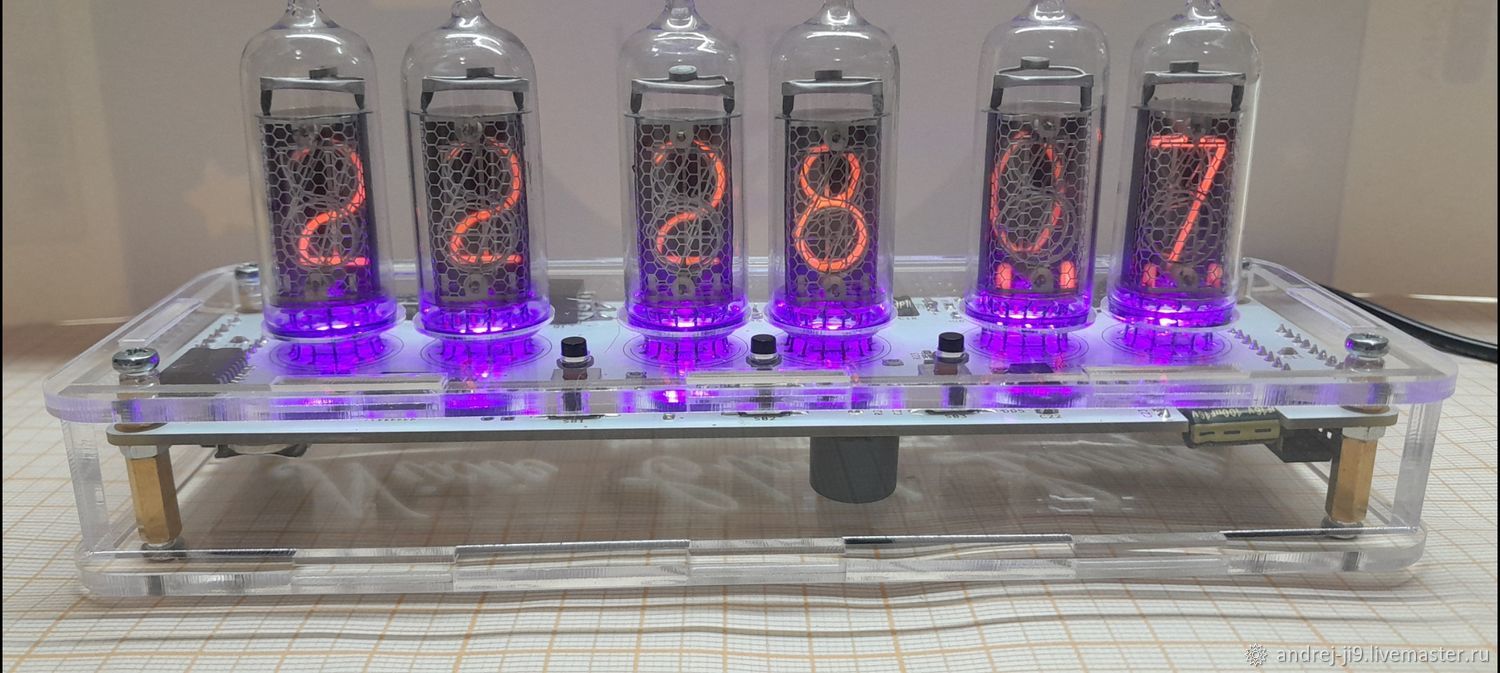 Часы ламповые: Часы на лампах ИН-14 в интернет-магазине Ярмарка ...