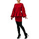 Red long sleeve crop top pencil Skirt Mini skirt 'PM', Dresses, Sofia,  Фото №1