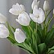 Тюльпан из холодного фарфора, Цветы, Челябинск,  Фото №1