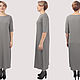 Dress knitted long gray noodles. Dresses. Yana Levashova Fashion. My Livemaster. Фото №5