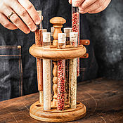 Посуда handmade. Livemaster - original item Round spice stand in natural color. Handmade.