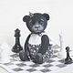 Chess teddy bear, Teddy Bears, Balashikha,  Фото №1