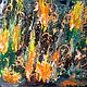 ABSTRACT PAINTING 'FESTIVE FIREWORKS', Pictures, Murmansk,  Фото №1