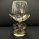 Cognac glass 'Coat of Arms of Russia', Wine Glasses, Pavlovo,  Фото №1