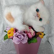 Куклы и игрушки handmade. Livemaster - original item Persian fluffy kitten. Handmade.