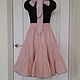 Cambric petticoat skirt pink-peach grey. Skirts. pugovkino delo (Pugovkino-delo). Online shopping on My Livemaster.  Фото №2