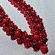 Order Necklace "Summer berries" coral, garnet. Galina Svetlova. Livemaster. . Necklace Фото №3