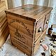 Чайный  мини - комод из ясеня "Долина мельниц". Мини-комоды. Роспись  и декупаж  от Марины (sovaj). Ярмарка Мастеров.  Фото №4