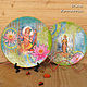 Lakshmi and Ganesh, wall plates. Plates. MissDecoupage. Online shopping on My Livemaster.  Фото №2