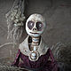 Скелет миссис Beatrice Tracey. Интерьерная кукла. Мир кукол Лоры Пинтсон. Ярмарка Мастеров.  Фото №6