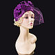 The hat is lilac lilac. Hats1. Novozhilova Hats. Online shopping on My Livemaster.  Фото №2