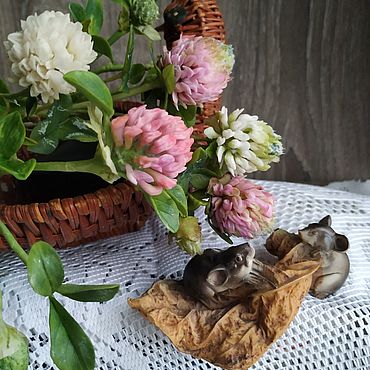 Цветы и флористика ручной работы. Ярмарка Мастеров - ручная работа Клевер. Handmade.