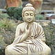 Скульптура бетонная сидящий Будда для дома и сада, Фигуры садовые, Азов,  Фото №1