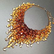 Украшения handmade. Livemaster - original item Amber Parfait Necklace and earrings made of natural amber. Handmade.
