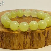Украшения handmade. Livemaster - original item Green Tea (Jade) Bead Bracelet. Handmade.