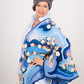 Аксессуары handmade. Livemaster - original item Crochet shawl 