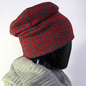 Аксессуары handmade. Livemaster - original item Men`s knitted hat with Celtic pattern. Handmade.