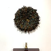 Для дома и интерьера handmade. Livemaster - original item Wall Decor Cameroonian hat Ju-ju hat green. Handmade.