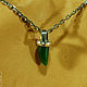 Jade and silver pendant. Pendants. Kooht (Evgenij Kuhtin). Ярмарка Мастеров.  Фото №5