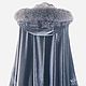 Order Poncho: velvet 'Vine' with fur blufrost. Olga Lavrenteva. Livemaster. . Ponchos Фото №3