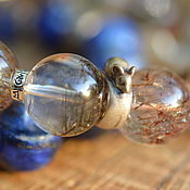 Украшения handmade. Livemaster - original item A set of bracelets made of large stones with a Heavenly Noble (Bangzi). Handmade.