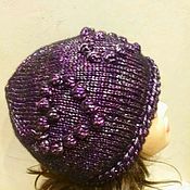 Hat and Snood with large braids