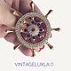 Заказать Винтаж: Винтажная брошь «Штурвал» от SWAROVSKI. Vintage Lux LA. Ярмарка Мастеров. . Броши винтажные Фото №3