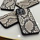 Чехол из натуральной кожи питона для IPhone 14 Pro Max. Чехол. Маргарита. Ярмарка Мастеров.  Фото №4