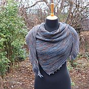 Аксессуары handmade. Livemaster - original item Shawls: Merino colored wool shawl.. Handmade.