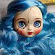 Кукла Блайз Мальвина в винтажном стиле. Custom Blythe doll. Кукла Кастом. My_Wonderful_Blythe. Ярмарка Мастеров.  Фото №5