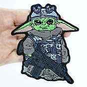 Материалы для творчества handmade. Livemaster - original item Yoda patch Yoda STAR WARS star wars Chevron, patch. Handmade.