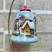 Сувениры и подарки handmade. Livemaster - original item Bells: Winter Village. Handmade.