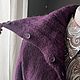 Винтаж: Баклажановый вязаный жакет из мохера. Свитера винтажные. Vintage-bazaar. Ярмарка Мастеров.  Фото №6