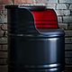Стул из металлической бочки в стиле лофт Black&Red. Стулья. Custom Drum. Интернет-магазин Ярмарка Мастеров.  Фото №2