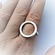 Ring 'Circle' - 925 silver. Rings. masterskai. Online shopping on My Livemaster.  Фото №2